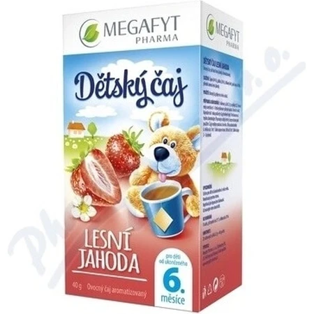 MEGAFYT FOREST BERRY Thé pour enfants 20×2 g (40 g), thé aux fruits