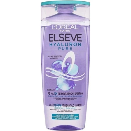 L'Oréal Paris Champú Elseve Hyaluron Pure, 250 ml 1×250 ml, champú
