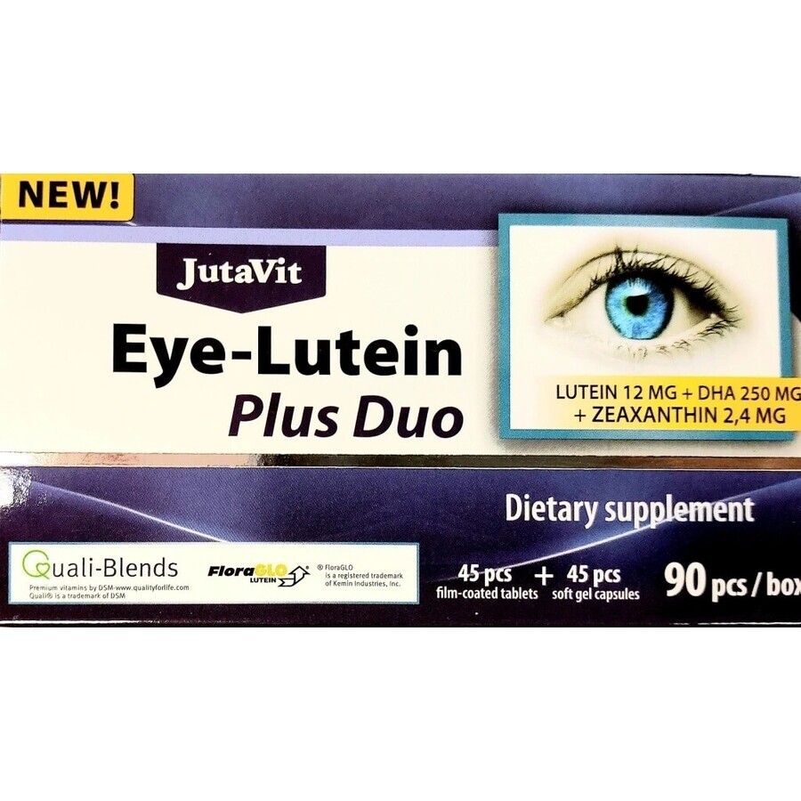 JutaVit Luteïne Complex Plus Duo cps 45 st + tbl 45 st, 1x1 set