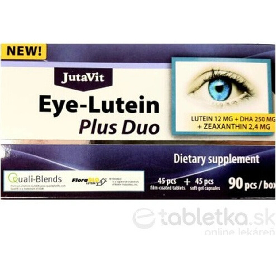 JutaVit Luteïne Complex Plus Duo cps 45 st + tbl 45 st, 1x1 set