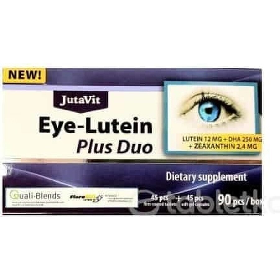 JutaVit Luteïne Complex Plus Duo cps 45 st + tbl 45 st, 1x1 set