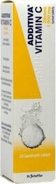 ADDITIVA VITAMINA C 1000 mg Zitrone 1&#215;20 tbl, compresse effervescenti