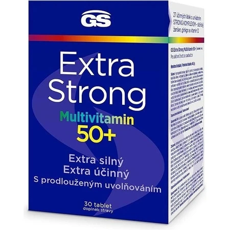 GS Extra Strong Multivitamin, 50+ 30 tbl 1×30 tbl, Nahrungsergänzungsmittel