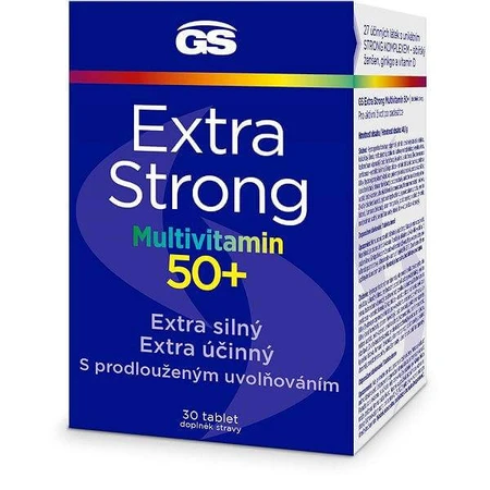 GS Extra Strong Multivitamin, 50+ 30 tbl 1×30 tbl, Nahrungsergänzungsmittel