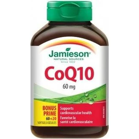 JAMIESON KOENZYM Q10 60 mg 1×60+20 cps, Nahrungsergänzungsmittel