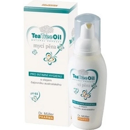Müller Mousse nettoyante intime à l'huile d'arbre à thé 1x150 ml