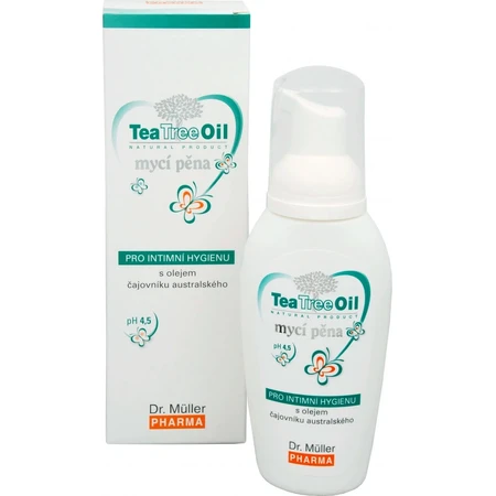 Müller Mousse nettoyante intime à l'huile d'arbre à thé 1x150 ml