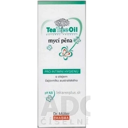 Müller Mousse nettoyante intime à l'huile d'arbre à thé 1x150 ml