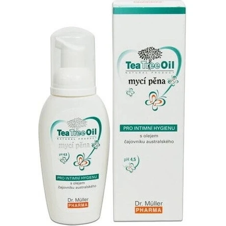 Müller Mousse nettoyante intime à l'huile d'arbre à thé 1x150 ml