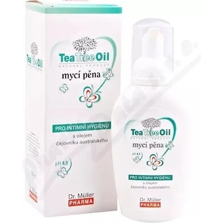 Müller Mousse nettoyante intime à l'huile d'arbre à thé 1x150 ml