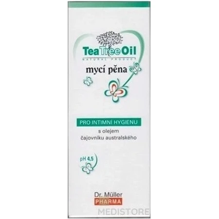 Müller Mousse nettoyante intime à l'huile d'arbre à thé 1x150 ml