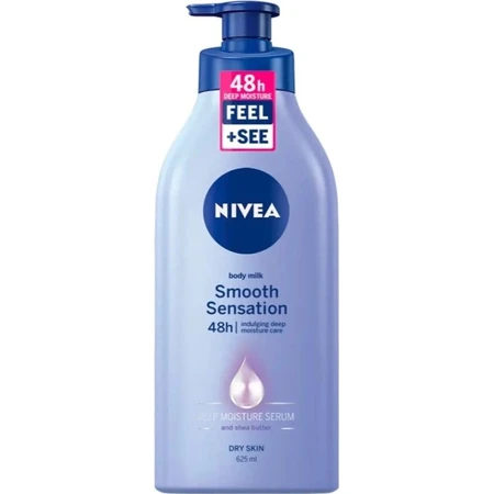 NIVEA Loción Corporal Cremosa Sensación Suave 625ml 1×625 ml, loción corporal