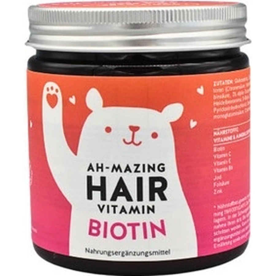 Bears with benefits Ah-mazing vitamins for healthy hair with biotin 1×60 pcs, vitamins for healthy hair