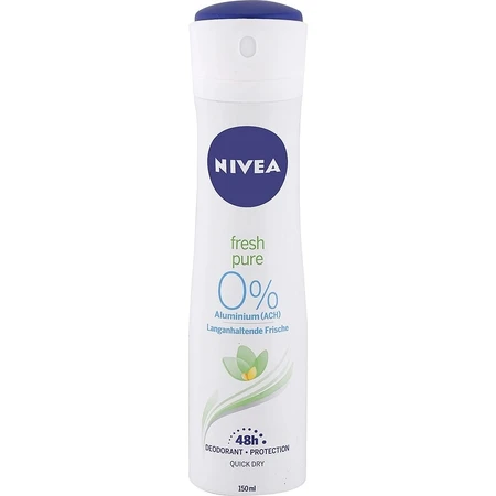 NIVEA Deo Spray Fresh Pure 1×150 ml, déodorant