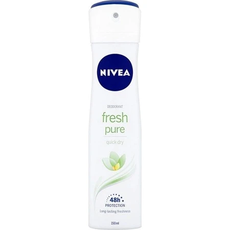 NIVEA Deo Spray Fresh Pure 1×150 ml, déodorant