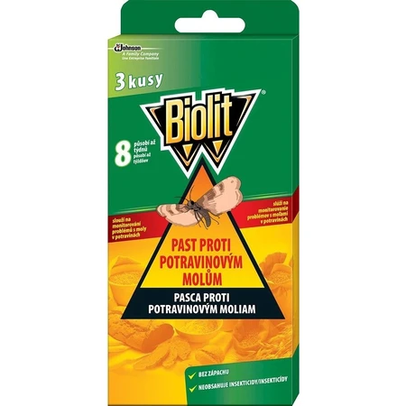 Biolit food moth trap 1×3 pcs, moth trap