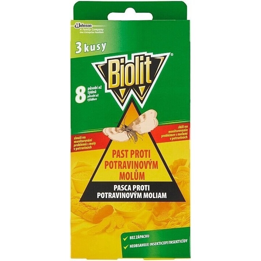 Biolit food moth trap 1×3 pcs, moth trap