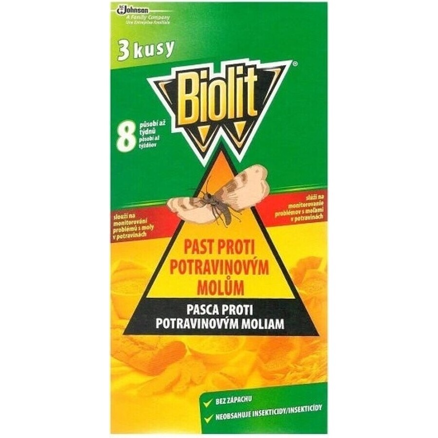 Biolit food moth trap 1×3 pcs, moth trap