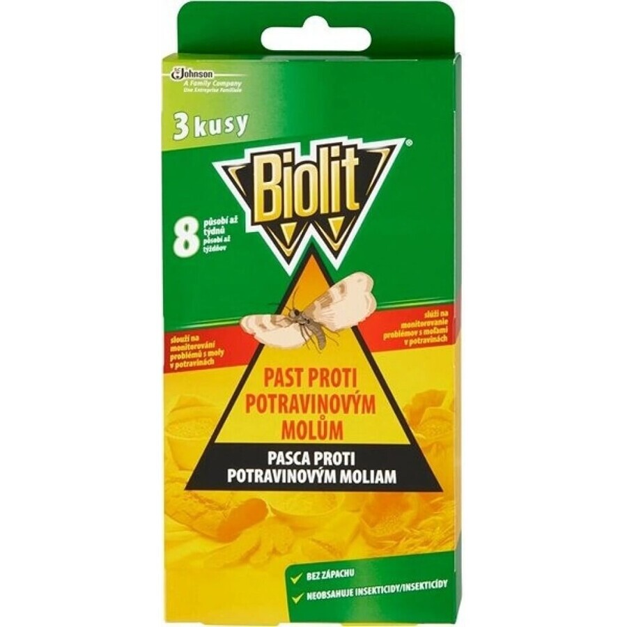Biolit food moth trap 1×3 pcs, moth trap