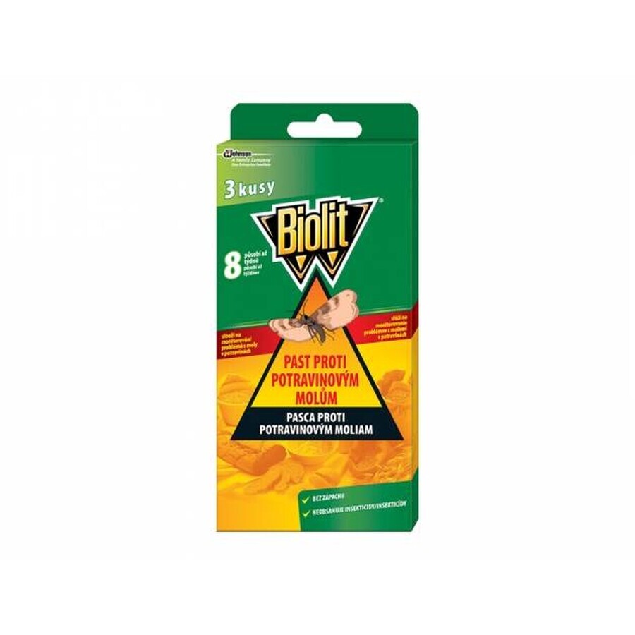 Biolit food moth trap 1×3 pcs, moth trap