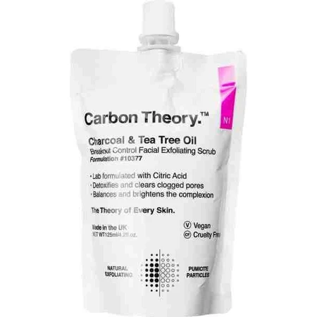 Carbon Theory Gezichtsscrub 125 ml, peeling