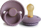 FRIGG Rope Rubber Soother Twilight Mauve, 0-6m, 1 pc 1&#215;1pcs, rubber pacifier