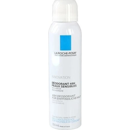 LA ROCHE-POSAY Fysiologische Deodorant Spray voor Gevoelige Huid 48H 150 ml 1×150 ml, deodorant