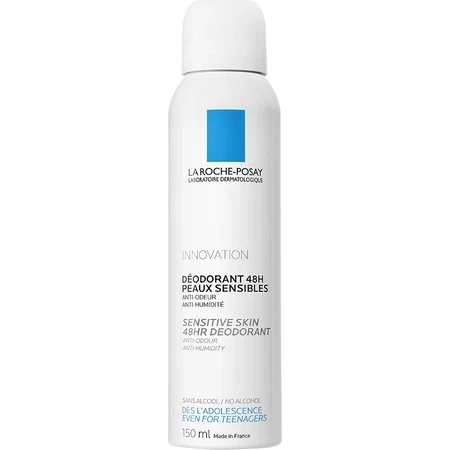 LA ROCHE-POSAY Fysiologische Deodorant Spray voor Gevoelige Huid 48H 150 ml 1×150 ml, deodorant
