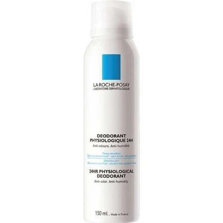 LA ROCHE-POSAY Fysiologische Deodorant Spray voor Gevoelige Huid 48H 150 ml 1×150 ml, deodorant