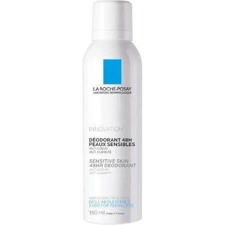 LA ROCHE-POSAY Fysiologische Deodorant Spray voor Gevoelige Huid 48H 150 ml 1×150 ml, deodorant
