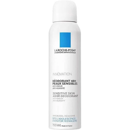 LA ROCHE-POSAY Fysiologische Deodorant Spray voor Gevoelige Huid 48H 150 ml 1×150 ml, deodorant