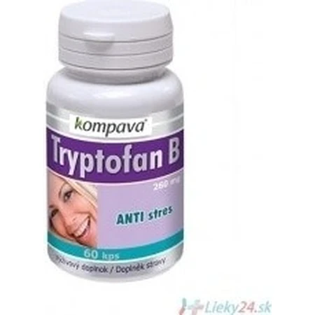 KOMPAVA TRYPTOFAN TRYPTOFAN B+ 500 mg 1×60 cps, complemento alimenticio