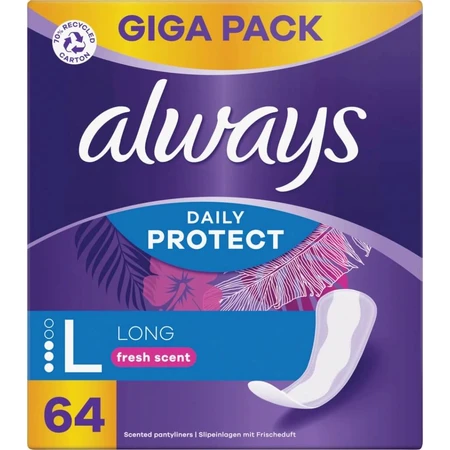 Always Intimates 64pcs Always Intimates 64pcs Long Fresh scent 1×64 pcs, Unterwäsche