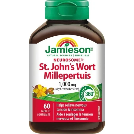 Jamieson's St John's Worth 60tbl / Neurosome St John's Wort 1×60 tbl, complemento alimenticio
