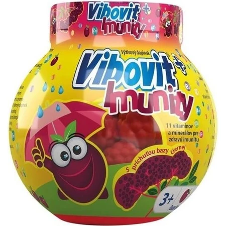 Vibovit + Immunity 50 1×50 pcs, jelly with black elderberry flavor