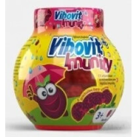 Vibovit + Immunity 50 1×50 pcs, jelly with black elderberry flavor