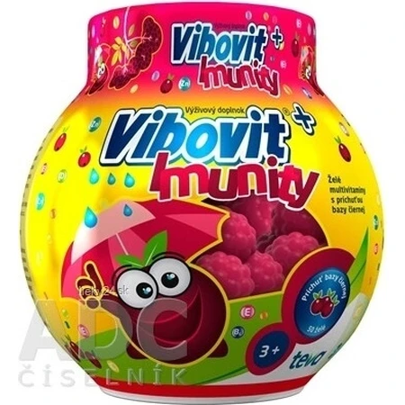 Vibovit + Immunity 50 1×50 pcs, jelly with black elderberry flavor