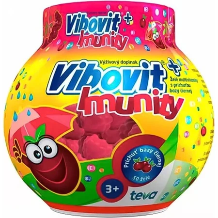 Vibovit + Immunity 50 1×50 pcs, jelly with black elderberry flavor