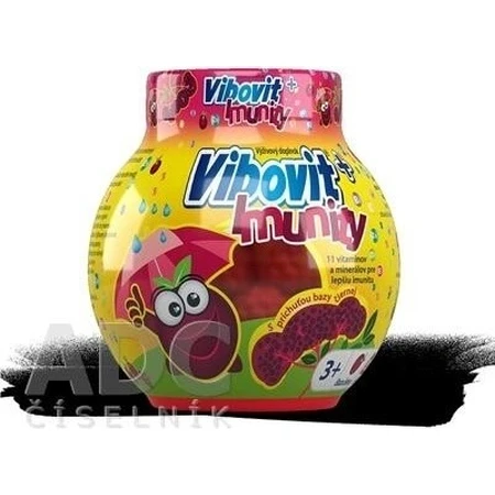 Vibovit + Immunity 50 1×50 pcs, jelly with black elderberry flavor
