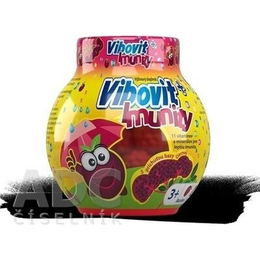 Vibovit + Immunité 50 1×50 pcs, gelée au sureau noir