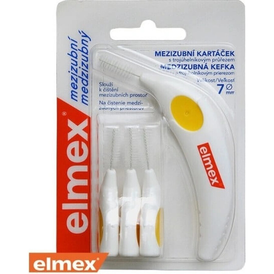ELMEX INTERDENTAL No.7 YELLOW 1x4 pz, scovolini interdentali ELMEX INTERDENTAL No.7 YELLOW 1x4 pz, scovolini interdentali
