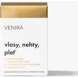 VENIRA Kapseln für Haare, Nägel und Haut, 40-Tage-Kur 1×80 cps, Nahrungsergänzungsmittel