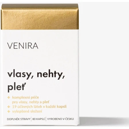VENIRA Kapseln für Haare, Nägel und Haut, 40-Tage-Kur 1×80 cps, Nahrungsergänzungsmittel