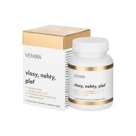 VENIRA Kapseln für Haare, Nägel und Haut, 40-Tage-Kur 1×80 cps, Nahrungsergänzungsmittel