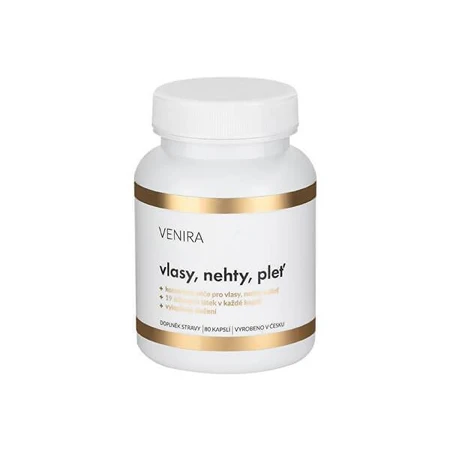 VENIRA Kapseln für Haare, Nägel und Haut, 40-Tage-Kur 1×80 cps, Nahrungsergänzungsmittel