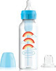 DR.BROWNS FLASA OPTIONS+ 2V1MODRAME WITH MOUTH 1&#215;1 pcs, bottle with mouth