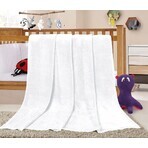 Couverture pour enfants KORALL MICRO 1014/001 75x100 blanc sans broderie 1×1 pc, couverture pour bébé Couverture pour enfants KORALL MICRO 1014/001 75x100 blanc sans broderie 1×1 pc, couverture pour bébé