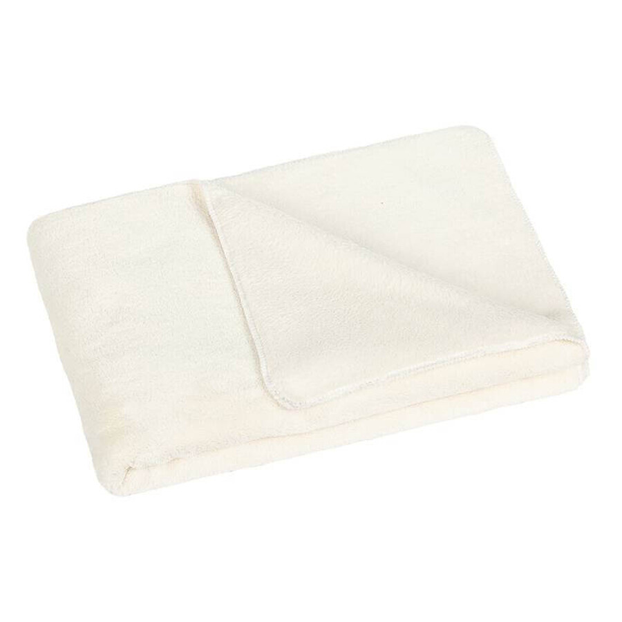 Couverture pour enfants KORALL MICRO 1014/001 75x100 blanc sans broderie 1×1 pc, couverture pour bébé