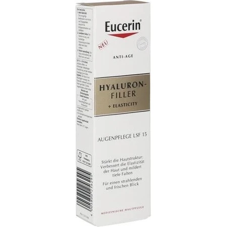 Eucerin HYALURON-FILLER+ELASTICITY Augencreme 1×15 ml, LSF 15