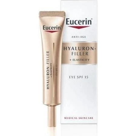 Eucerin HYALURON-FILLER+ELASTICITY Augencreme 1×15 ml, LSF 15